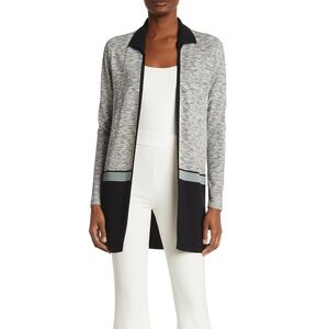 Misook Open Front Cardigan Sweater